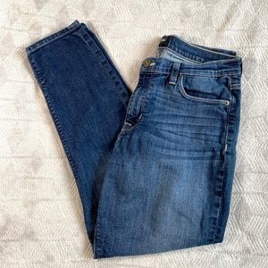 Hudson Nico Skinny Jeans Midrise Ankle Jeans Medium Wash Crop Denim